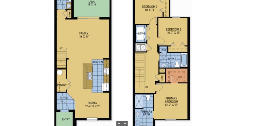 Townhouse in Legacy Landings in Davenport, Florida 3 rooms, 151 sq.m. № 320182