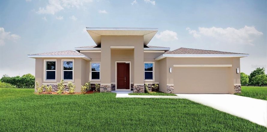 House in Cape Coral, Florida 3 bedrooms, 154.31 sq.m. № 482064