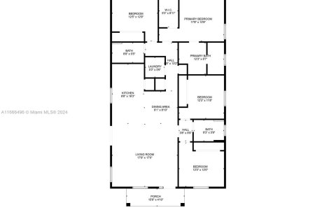 House in Miami, Florida 4 bedrooms, 160.54 sq.m. № 1380452 - photo 11