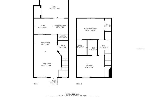 Copropriété à vendre à Orlando, Floride: 2 chambres, 102.56 m2 № 1205786 - photo 27