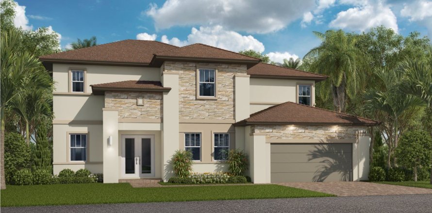 House in Crescent Ridge in Davie, Florida 4 bedrooms, 282 sq.m. № 599391