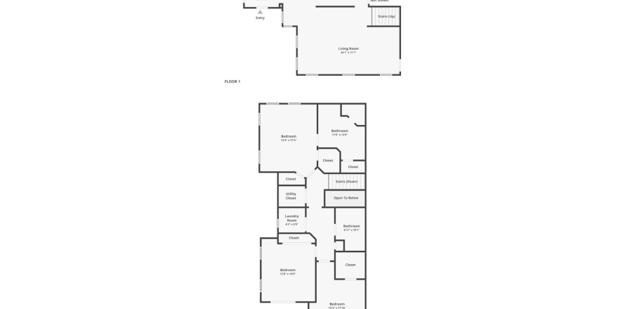 Adosado en Orlando, Florida 4 dormitorios, 290.69 m2 № 1313050